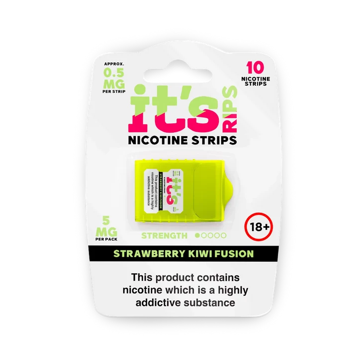 It's Strawberry Kiwi Fusion Nicotine Strips