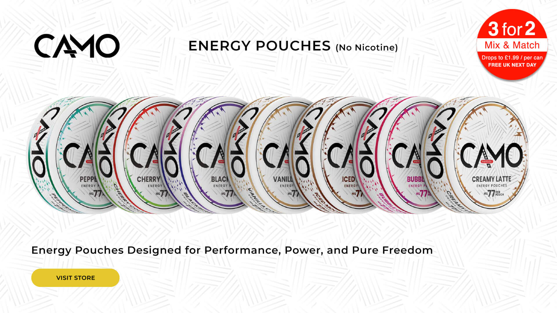 CAMO ENERGY POUCHES